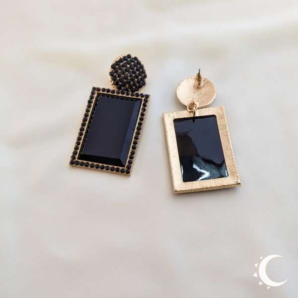 Rhinestone Crystal Party Wear Classic Black - Image 2