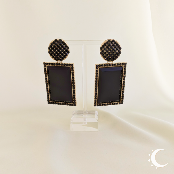 Rhinestone Crystal Party Wear Classic Black - Image 4