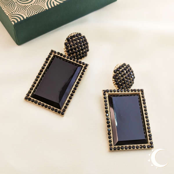 Rhinestone Crystal Party Wear Classic Black - Image 6