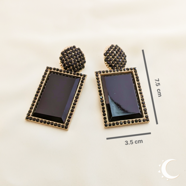 Rhinestone Crystal Party Wear Classic Black - Image 7