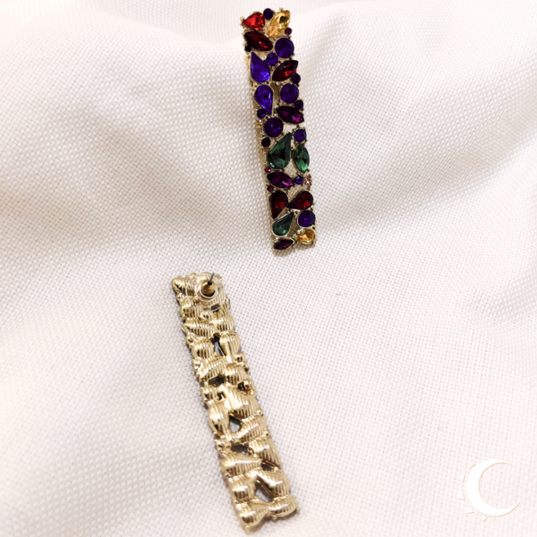 Kaleidoscopic Drop Crystal Studs - Image 4