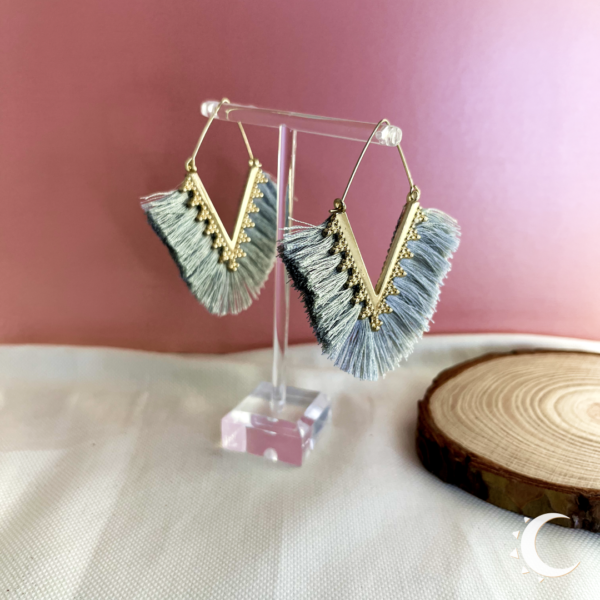 Mountain Mist Rhombus Tassel - Image 2