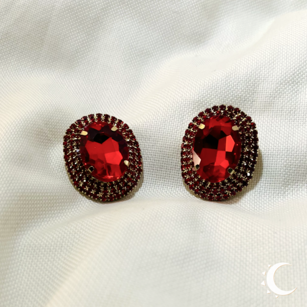 Oval Glamour Studs - Japanese Maple - Image 10