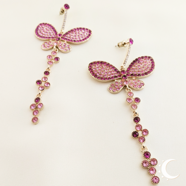 Pink Crystal Butterfly